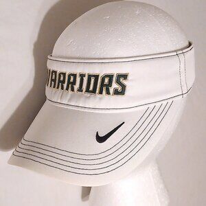 Nike Warriors White Adjustable Visor Hat